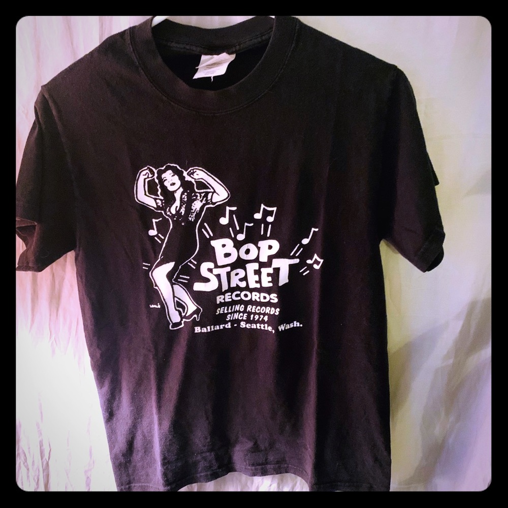 Music shirt fantastic shirt bop street records